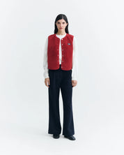 pale red jay vest