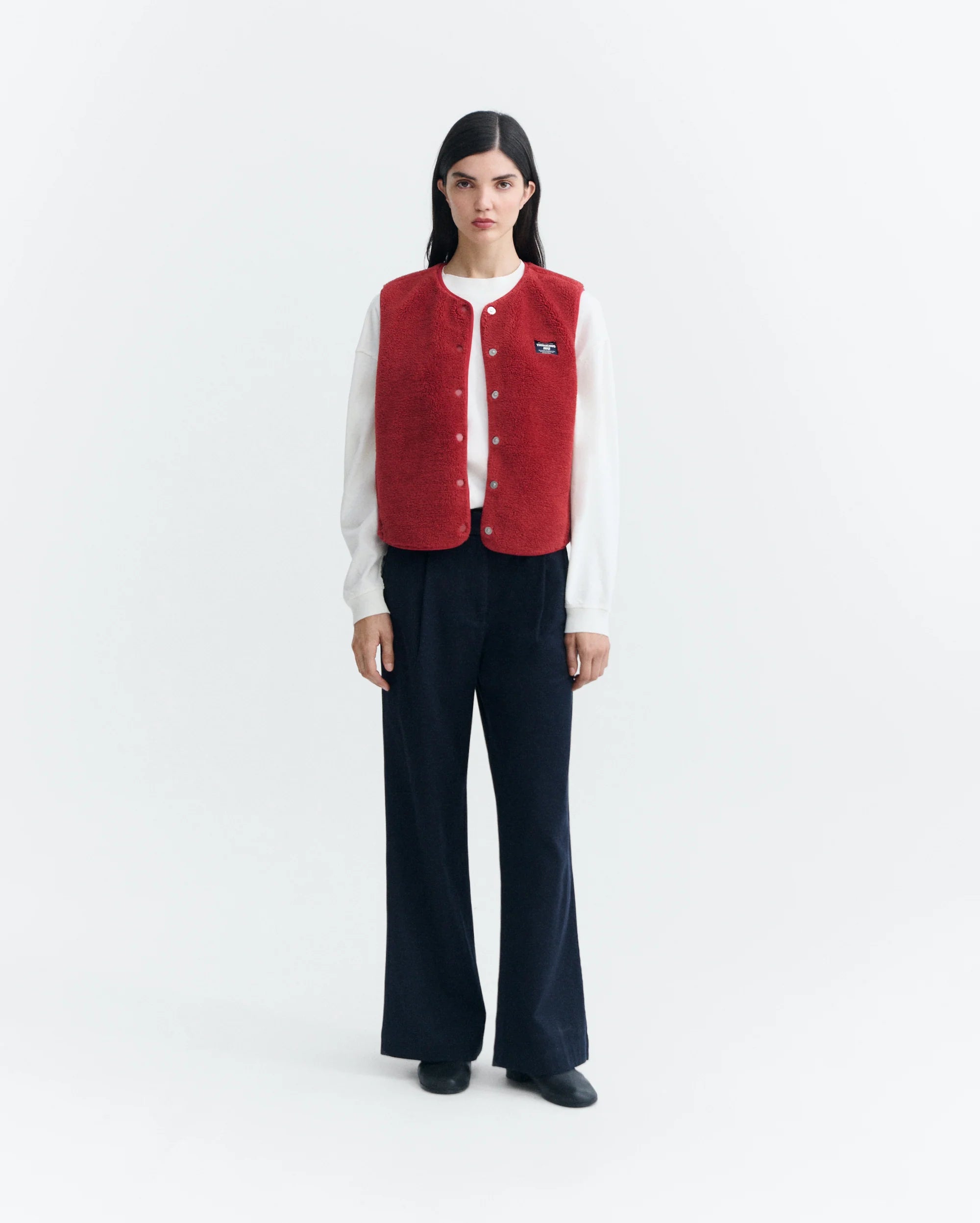 pale red jay vest