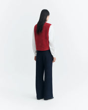 pale red jay vest