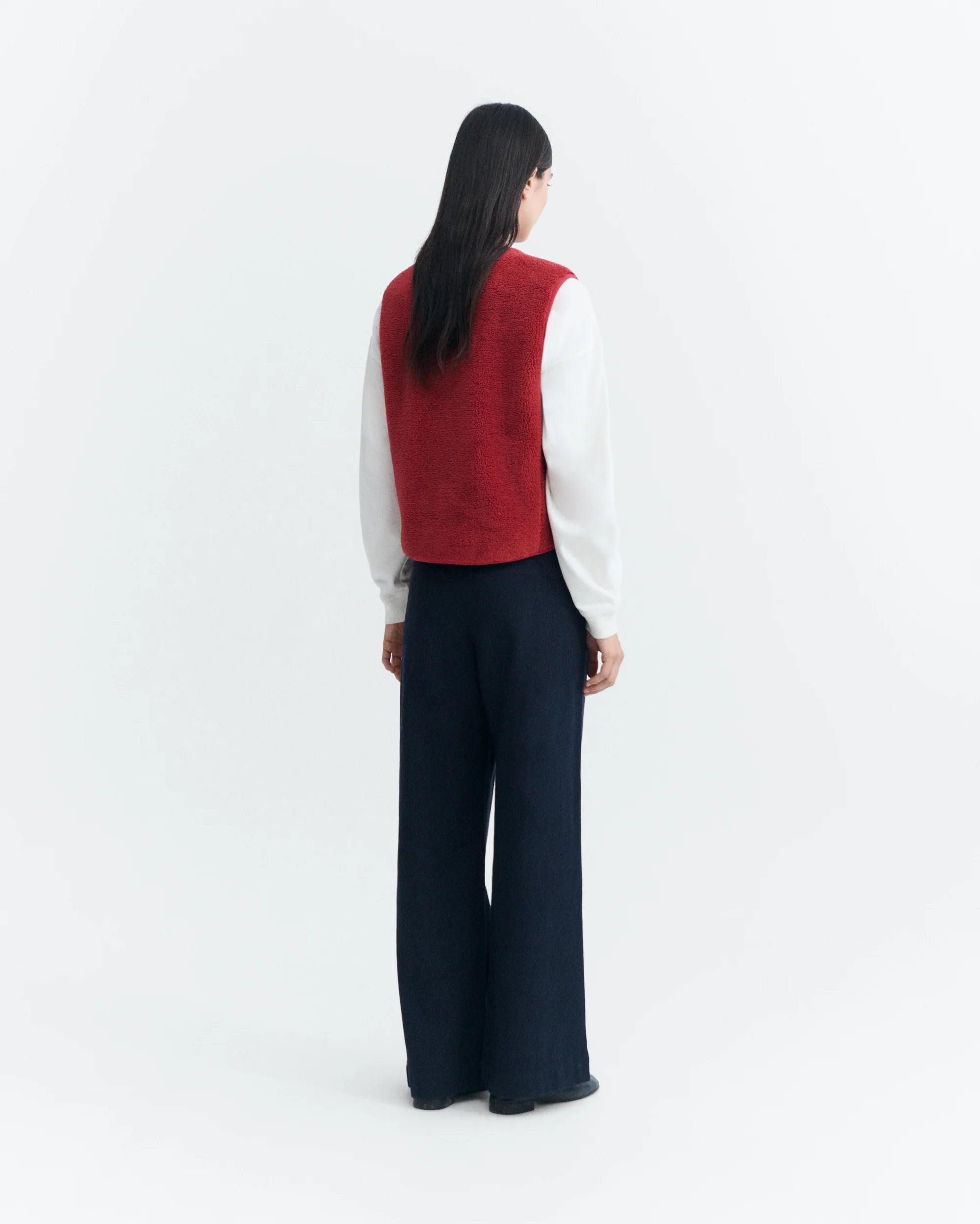 pale red jay vest