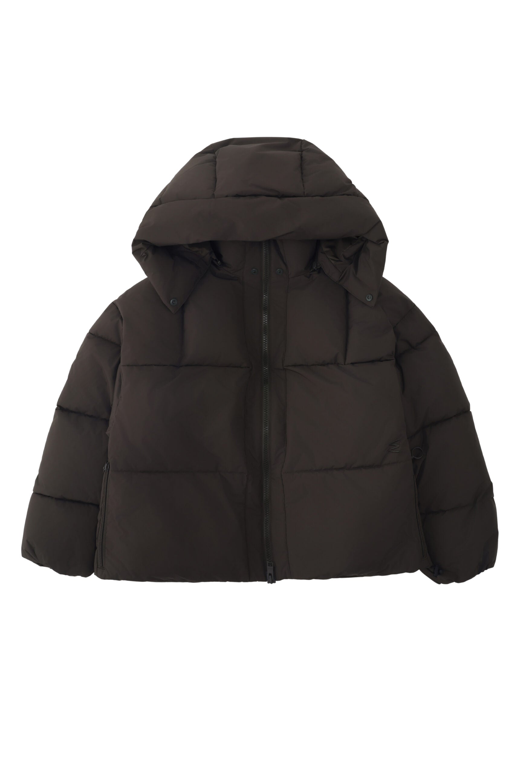 zonza puffer jacket black olive