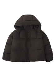 zonza puffer jacket black olive