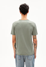 Lade das Bild in den Galerie-Viewer, t-shirt aamon brushed grey green