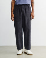 cord wide pant washed anthracite