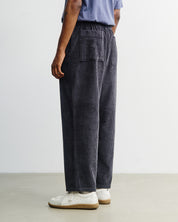 cord wide pant washed anthracite