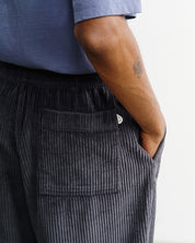 cord wide pant washed anthracite