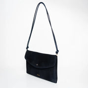 cute clutch suede navy