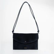 cute clutch suede navy