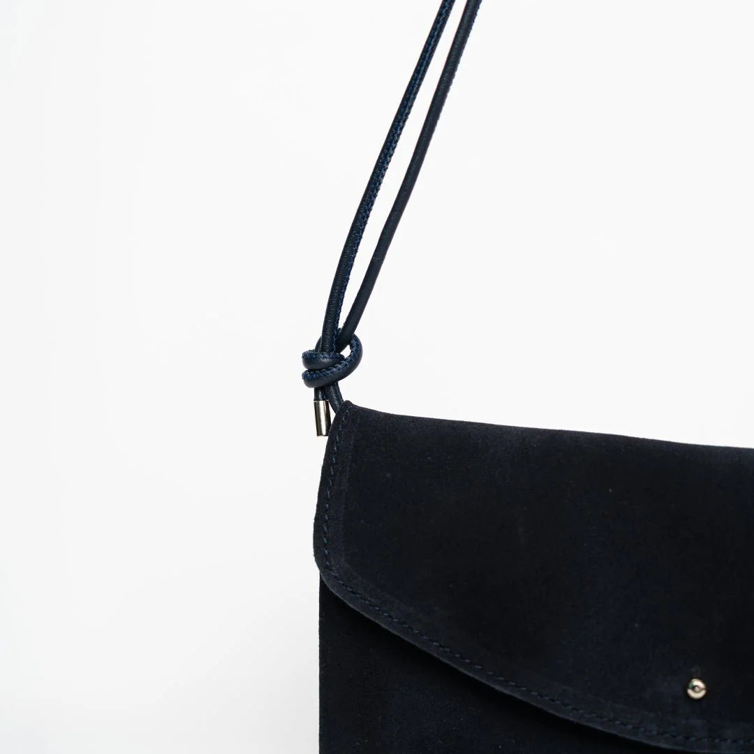 cute clutch suede navy