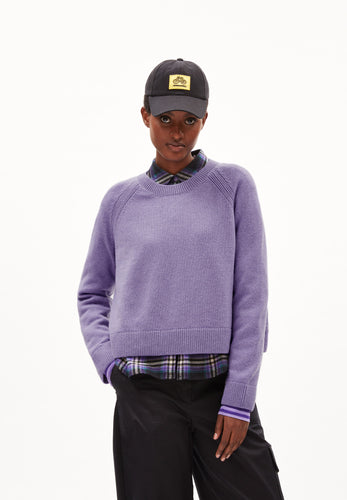 sweater diliriaa reglana purple stone