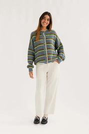 pullover dollymount blue stripes