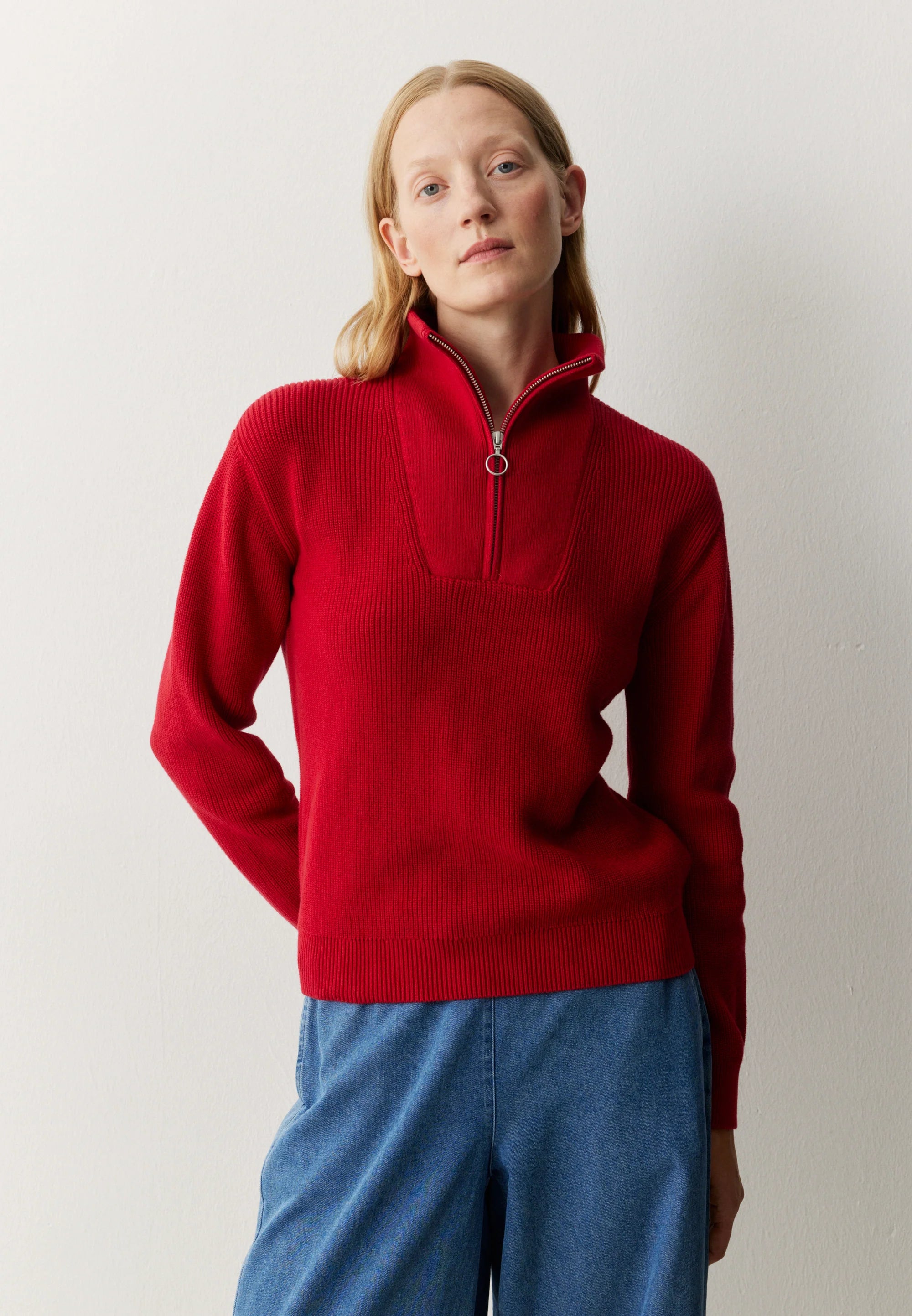 pullover nigella signal red
