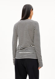 longsleeve enriccaa stripes white-black