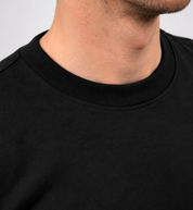 heavy tee jet black