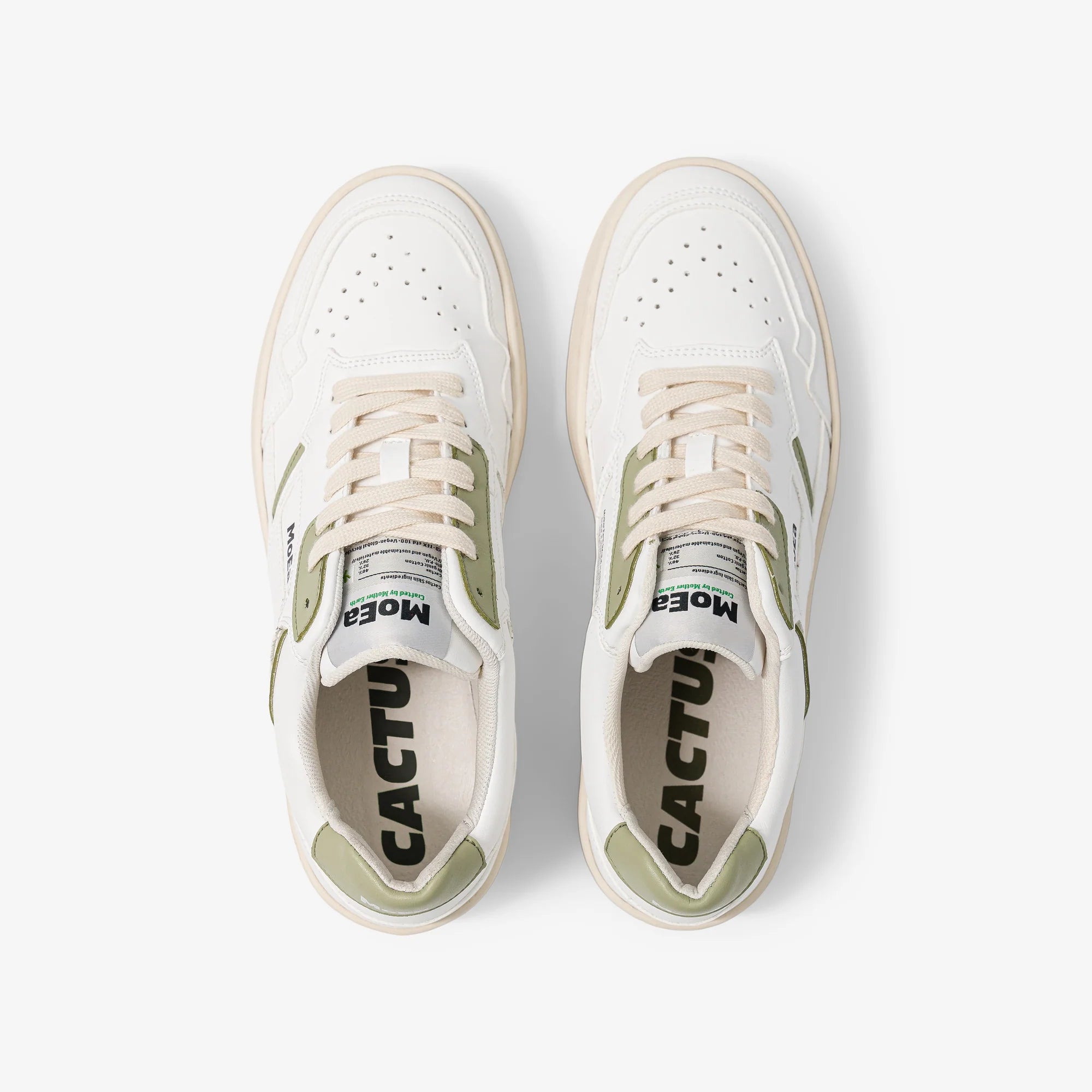 veganer sneaker GEN1 white & aloe