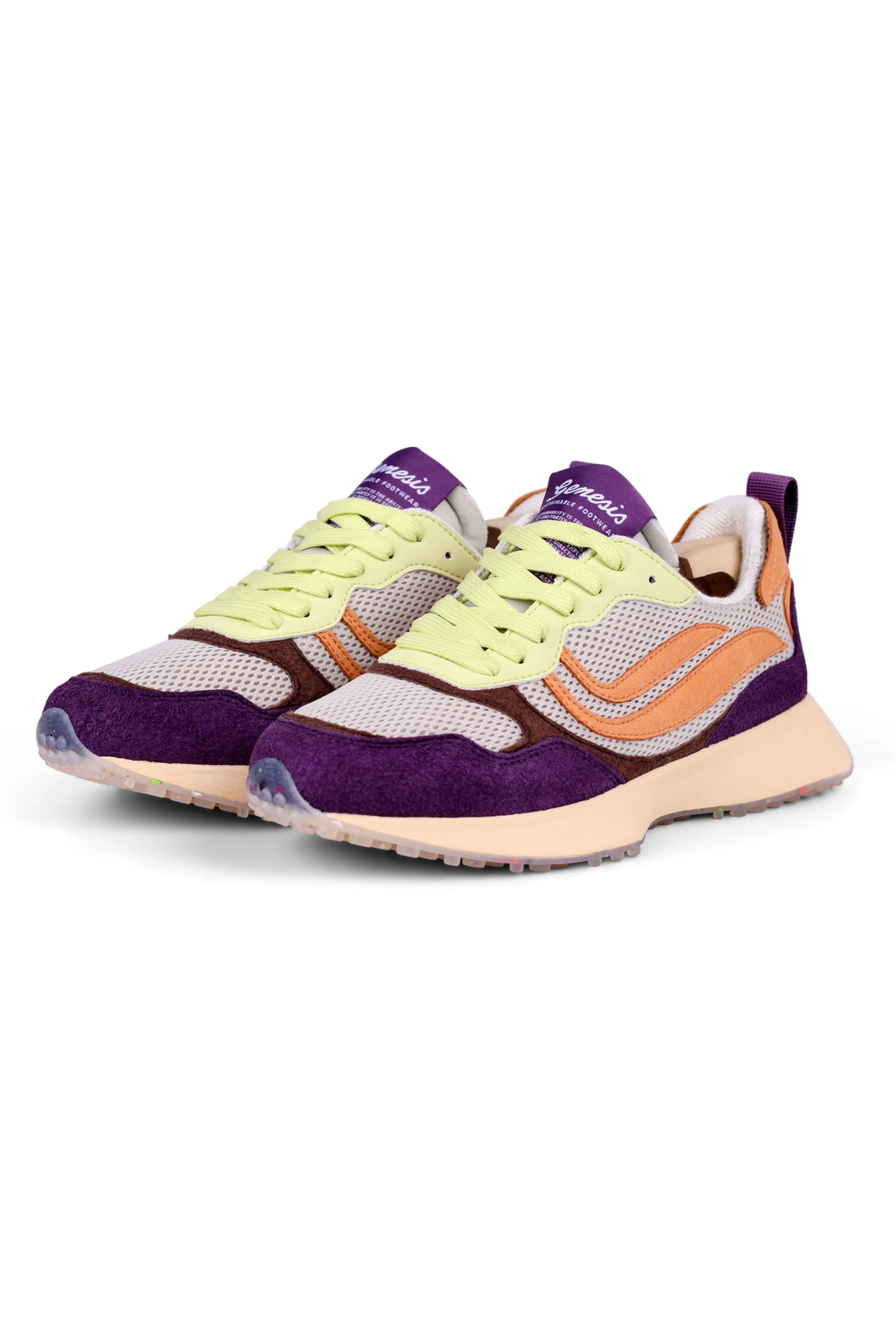 sneaker g-marathon multi mesh hairy lime/amethyst/apricot