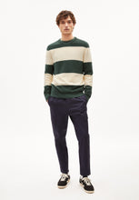 Load image into Gallery viewer, sweater graanio boreal green-oatmilk