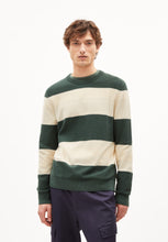 Load image into Gallery viewer, sweater graanio boreal green-oatmilk