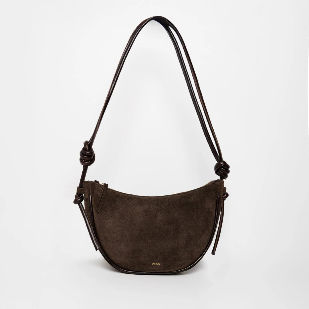 half moon suede mocha