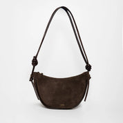 half moon suede mocha