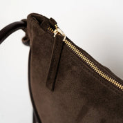 half moon suede mocha