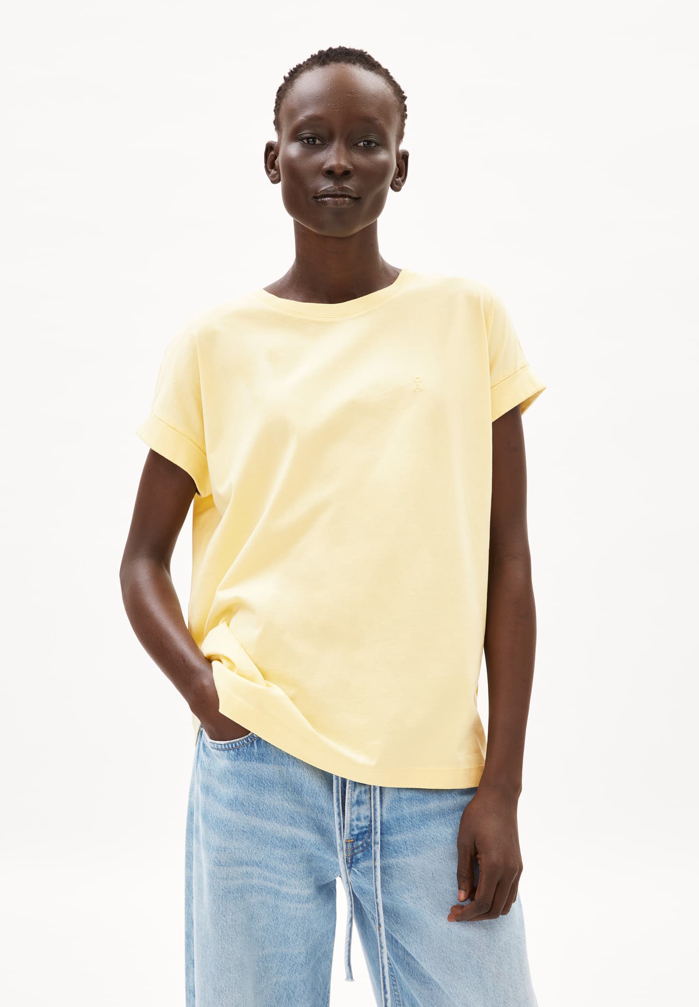 t-shirt idaara early yellow