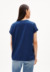 t-shirt idaara faded indigo