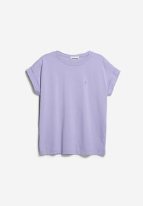 t-shirt idaara light purple stone