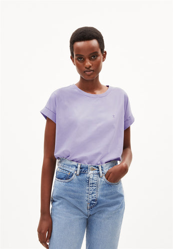 idaara light purple stone t-shirt