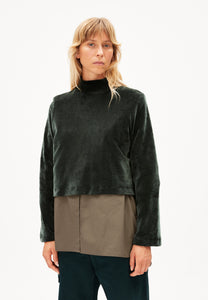 pullover jess icaa velvet carbon green
