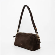 light shoulder suede mocha