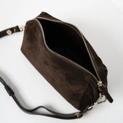 light shoulder suede mocha