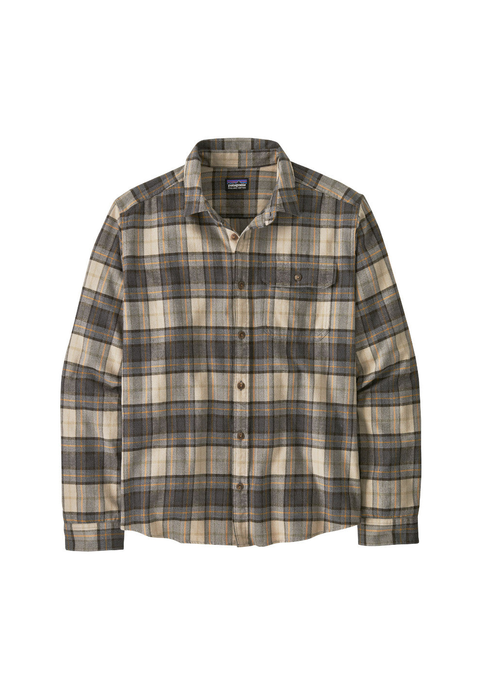 m's l/s lw fjord flannel shirt SRGY