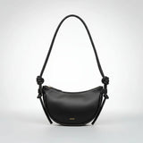 mini half moon nappa black
