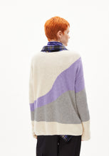 Laden Sie das Bild in den Galerie-Viewer, pullover miyaas multicolor oatmilk-purple stone