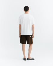 crayon flower aaron tee white