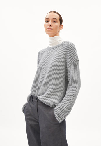 sweater naaruko light gray melange