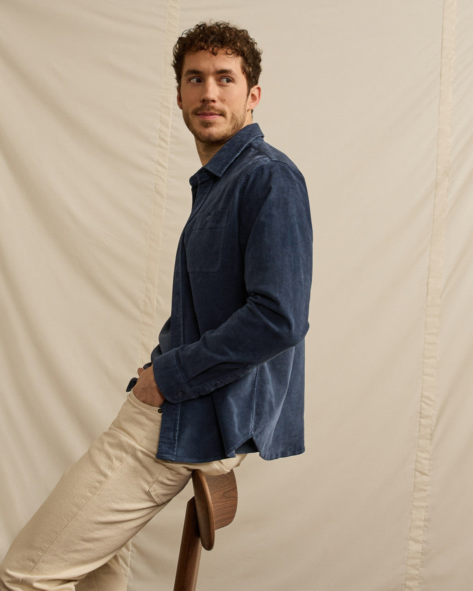 ONCA shirt woven NAV00