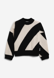 pullover sadnaa stripes oatmilk-black