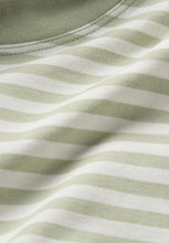 Lade das Bild in den Galerie-Viewer, t-shirt vegaas stripes oatmilk-light matcha