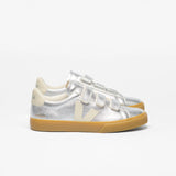 sneaker recife logo leather silver pierre