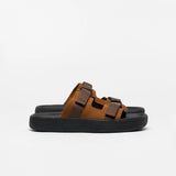 sandale arpoador suede cognac eagle black