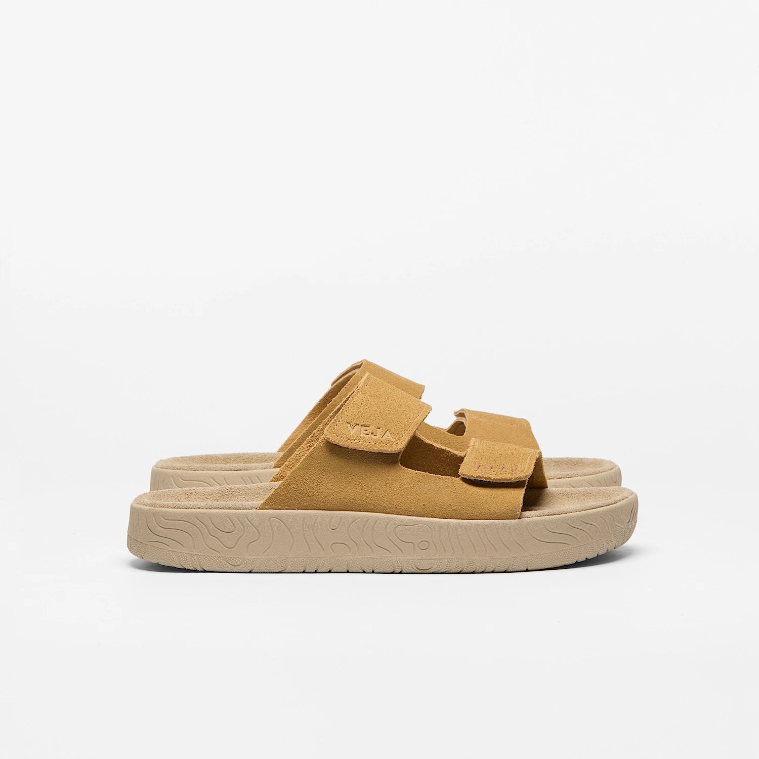 sandale etna suede ocre almond