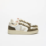 sneaker v-82 leather white natural kaki