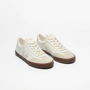 sneaker volley o.t. leather white natural bark