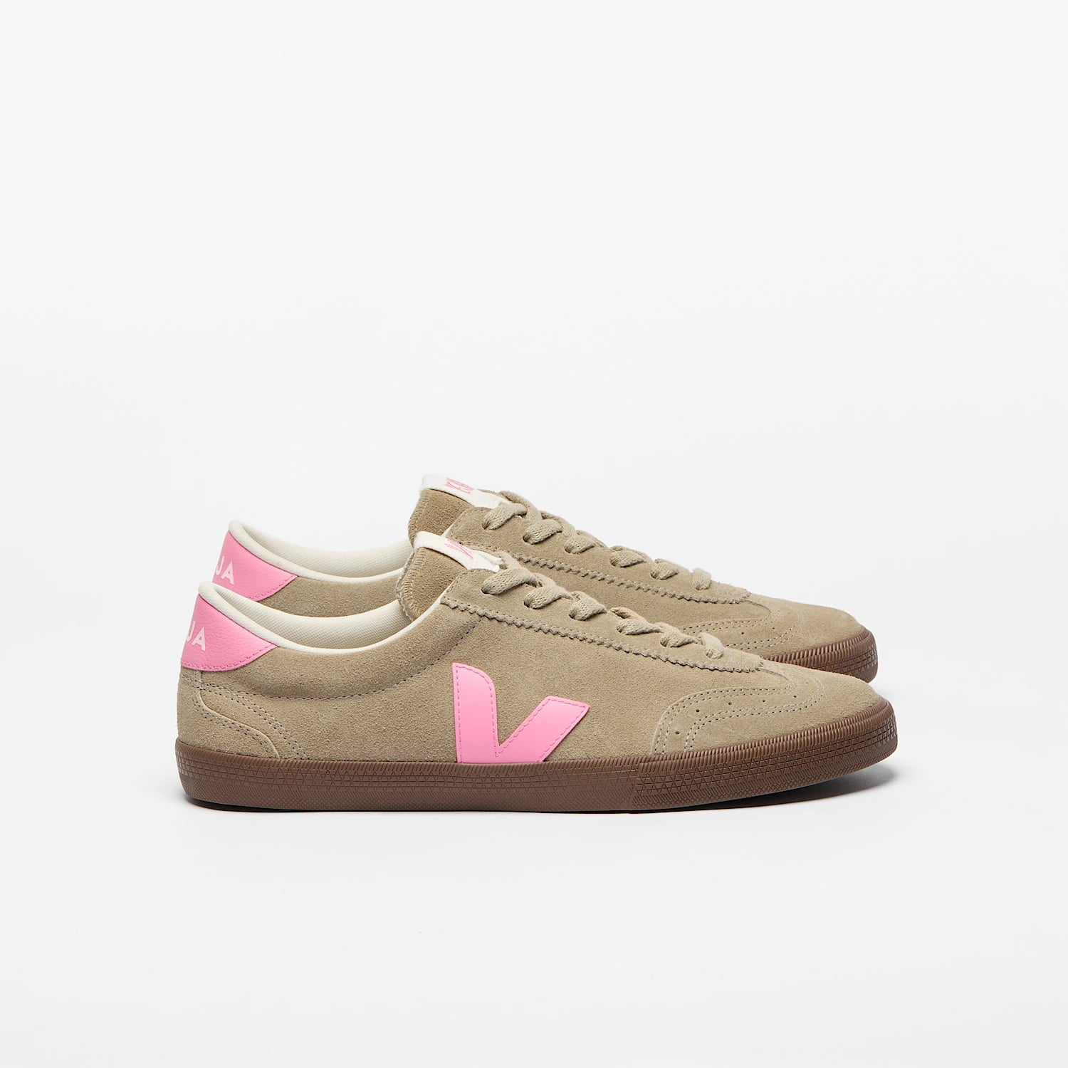 sneaker volley suede taupe malibu bark