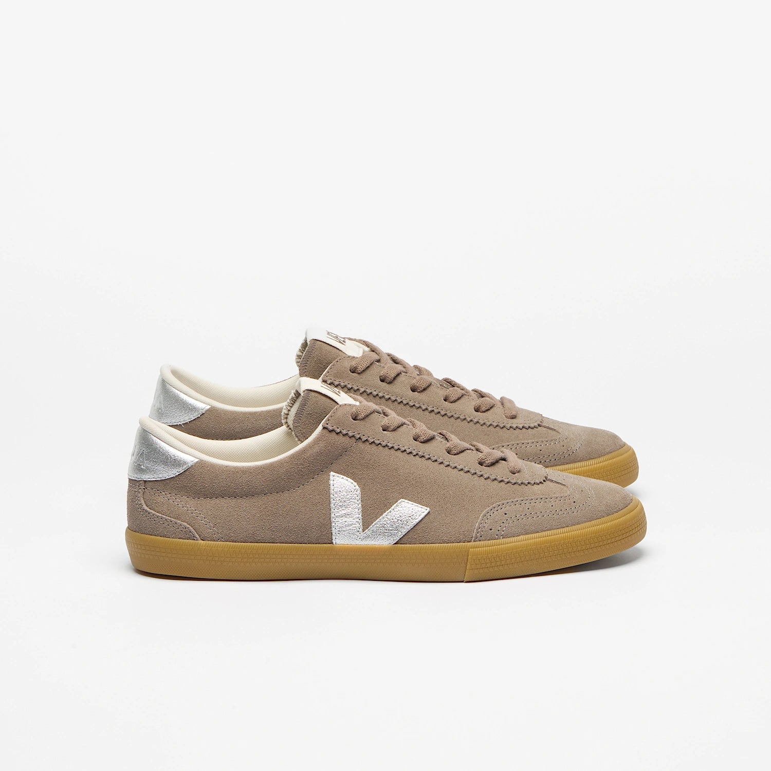 sneaker volley suede moonrock silver