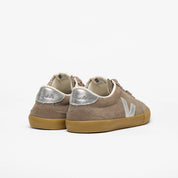 sneaker volley suede moonrock silver
