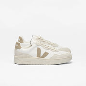 sneaker v-90 o.t. leather white taupe