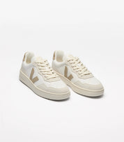 sneaker v-90 o.t. leather white taupe